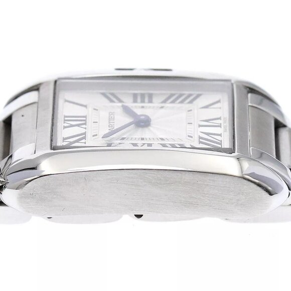 CARTIER Tank Anglaze SM W5310022 Silver Dial Quartz Ladies Watch_869226 - Picture 7 of 7